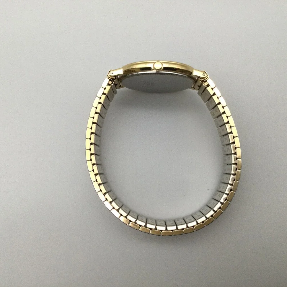 Vtg Seiko Lassale Watch Women 31mm 5L10-6029 Gold Tone Stretch Band New Battery - Picture 6 of 14